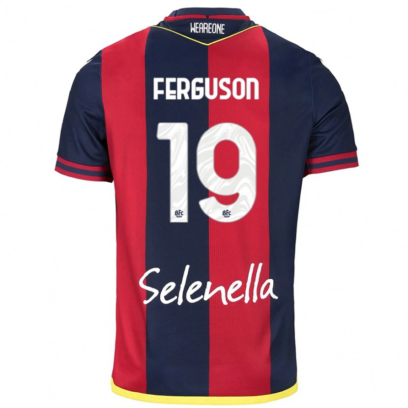 Danxen Mujer Camiseta Lewis Ferguson #19 Rojo Azul Real 1ª Equipación 2024/25 La Camisa México