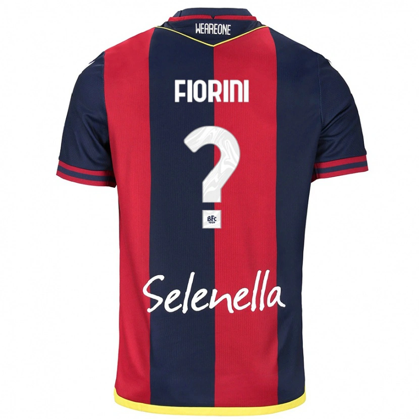 Danxen Mujer Camiseta Mattia Fiorini #0 Rojo Azul Real 1ª Equipación 2024/25 La Camisa México