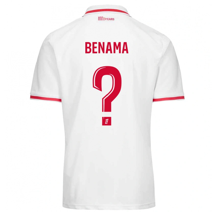 Danxen Mujer Camiseta Mayssam Benama #0 Blanco Rojo 1ª Equipación 2024/25 La Camisa México
