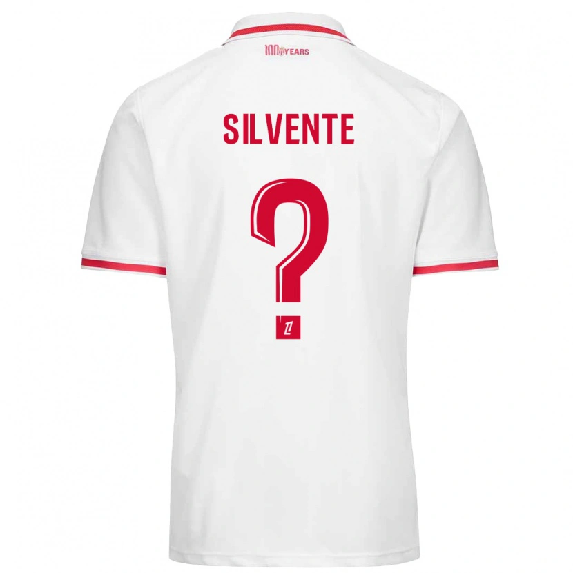 Danxen Mujer Camiseta Joris Silvente #0 Blanco Rojo 1ª Equipación 2024/25 La Camisa México