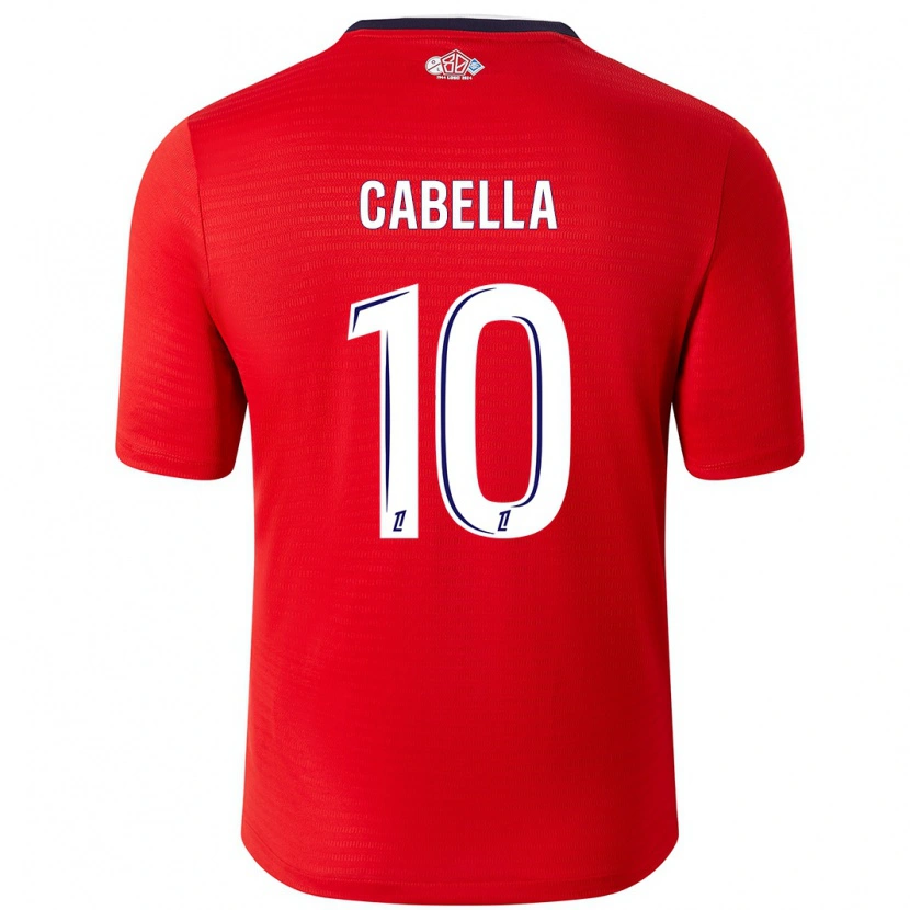 Danxen Mujer Camiseta Rémy Cabella #10 Rojo Blanco 1ª Equipación 2024/25 La Camisa México