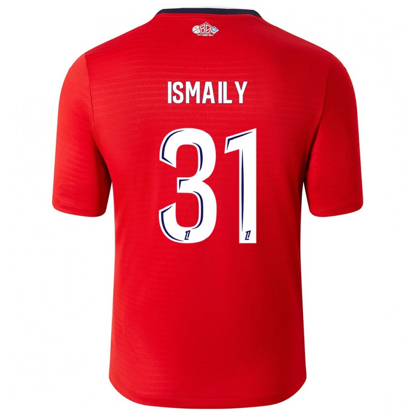 Danxen Mujer Camiseta Ismaily #31 Rojo Blanco 1ª Equipación 2024/25 La Camisa México