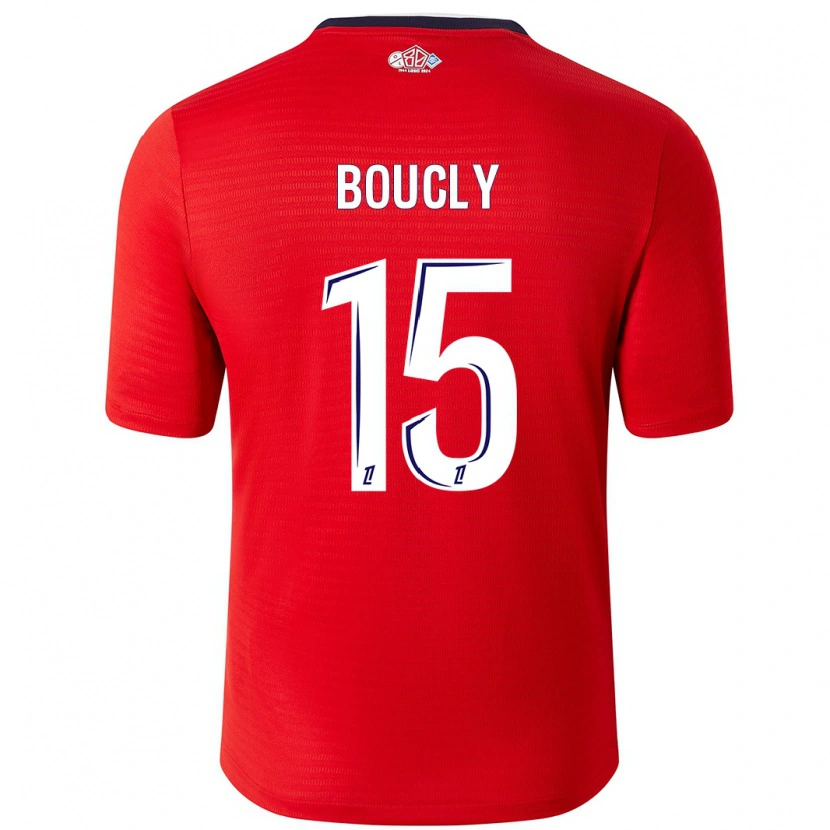 Danxen Mujer Camiseta Maite Boucly #15 Rojo Blanco 1ª Equipación 2024/25 La Camisa México