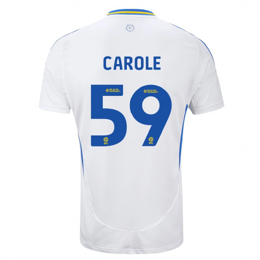 Danxen Mujer Camiseta Keenan Carole #59 Blanco Azul 1ª Equipación 2024/25 La Camisa México