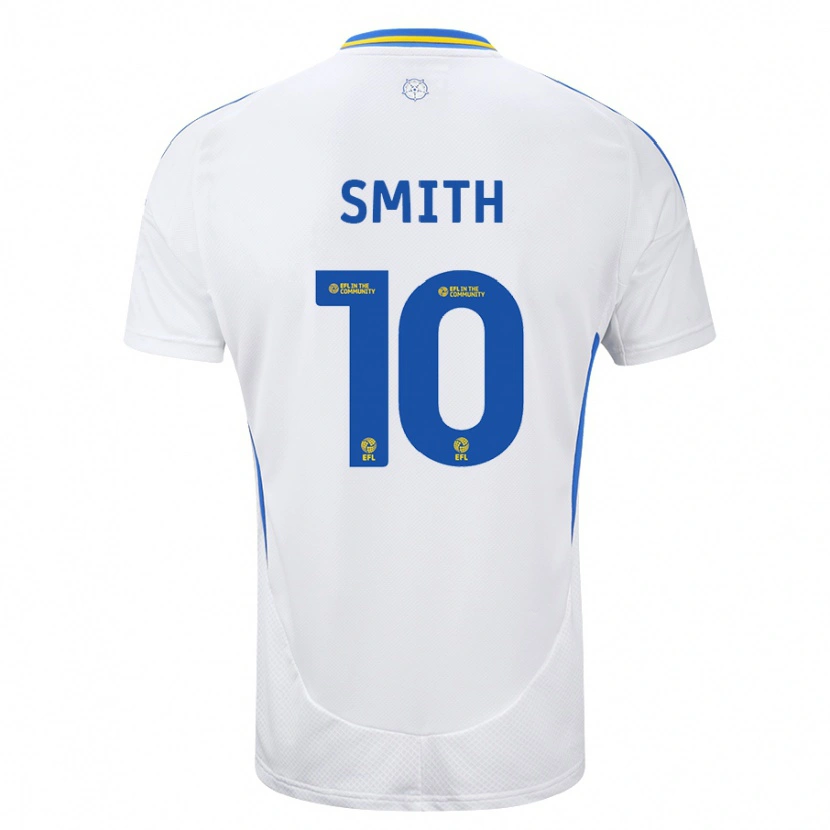 Danxen Mujer Camiseta Kathryn Smith #10 Blanco Azul 1ª Equipación 2024/25 La Camisa México