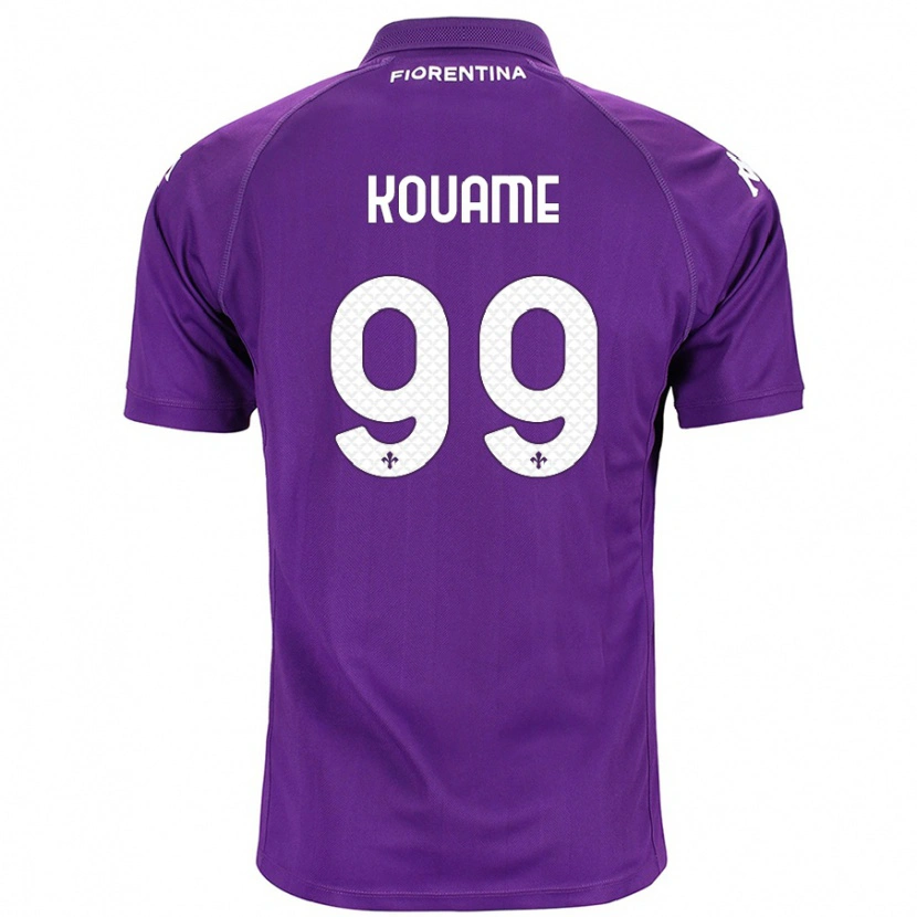 Danxen Mujer Camiseta Christian Kouamé #99 Morado 1ª Equipación 2024/25 La Camisa México
