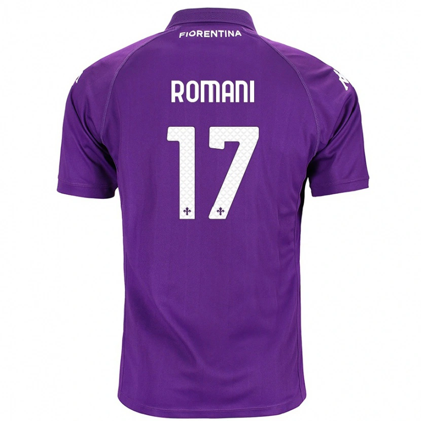 Danxen Mujer Camiseta Lorenzo Romani #17 Morado 1ª Equipación 2024/25 La Camisa México