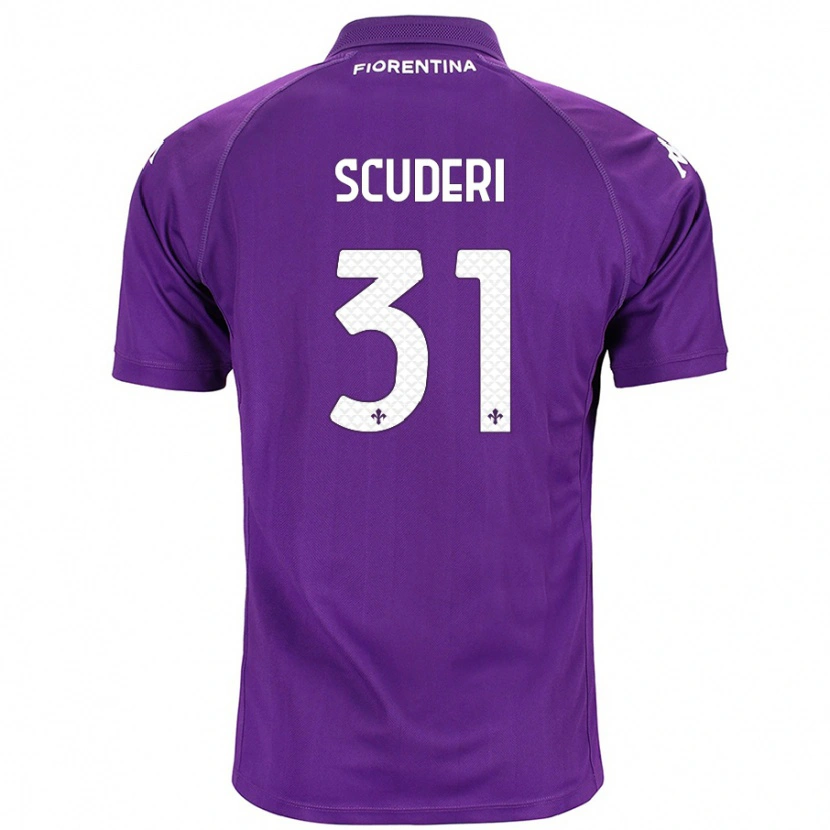 Danxen Mujer Camiseta Giulio Scuderi #31 Morado 1ª Equipación 2024/25 La Camisa México