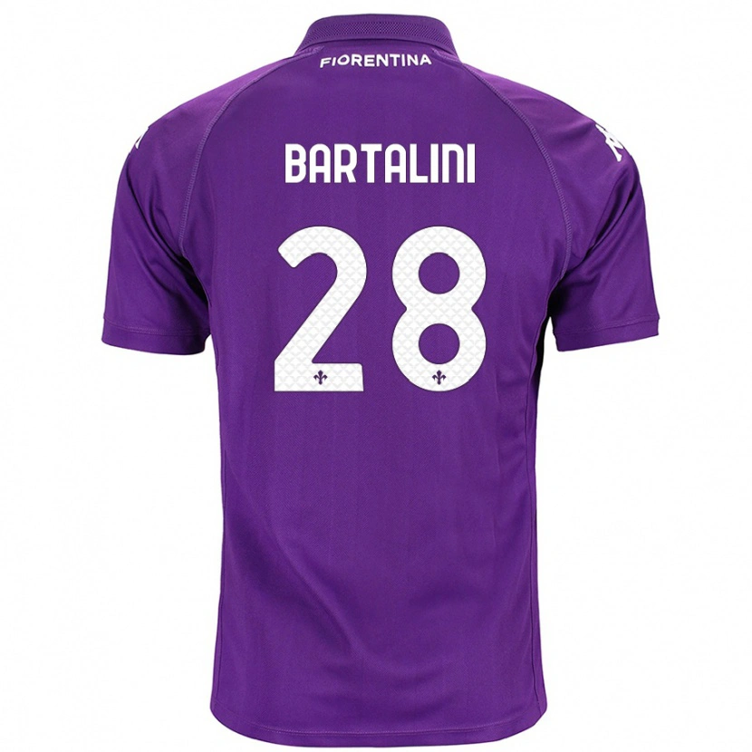 Danxen Mujer Camiseta Viola Bartalini #28 Morado 1ª Equipación 2024/25 La Camisa México