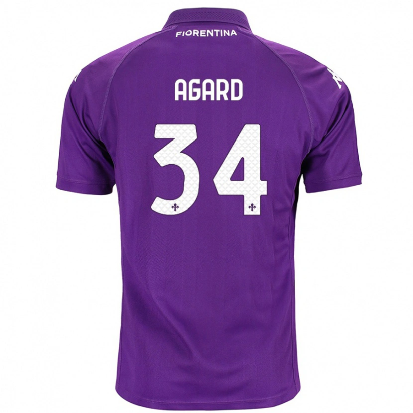 Danxen Mujer Camiseta Laura Agard #34 Morado 1ª Equipación 2024/25 La Camisa México