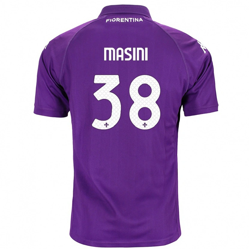 Danxen Mujer Camiseta Linda Masini #38 Morado 1ª Equipación 2024/25 La Camisa México