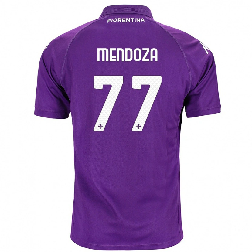 Danxen Mujer Camiseta William Mendoza #77 Morado 1ª Equipación 2024/25 La Camisa México