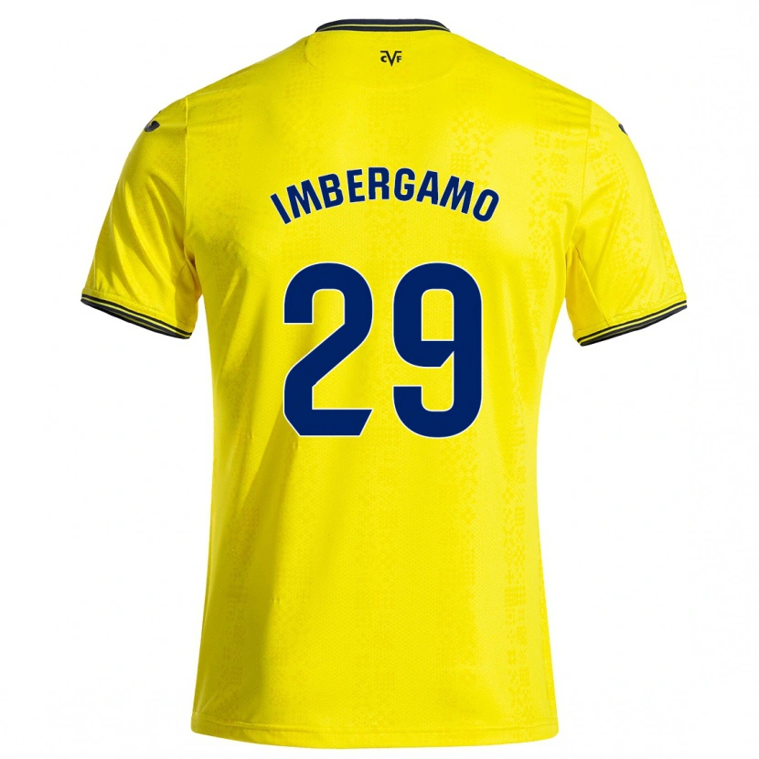 Danxen Mujer Camiseta Mar Imbergamo #29 Amarillo Negro 1ª Equipación 2024/25 La Camisa México