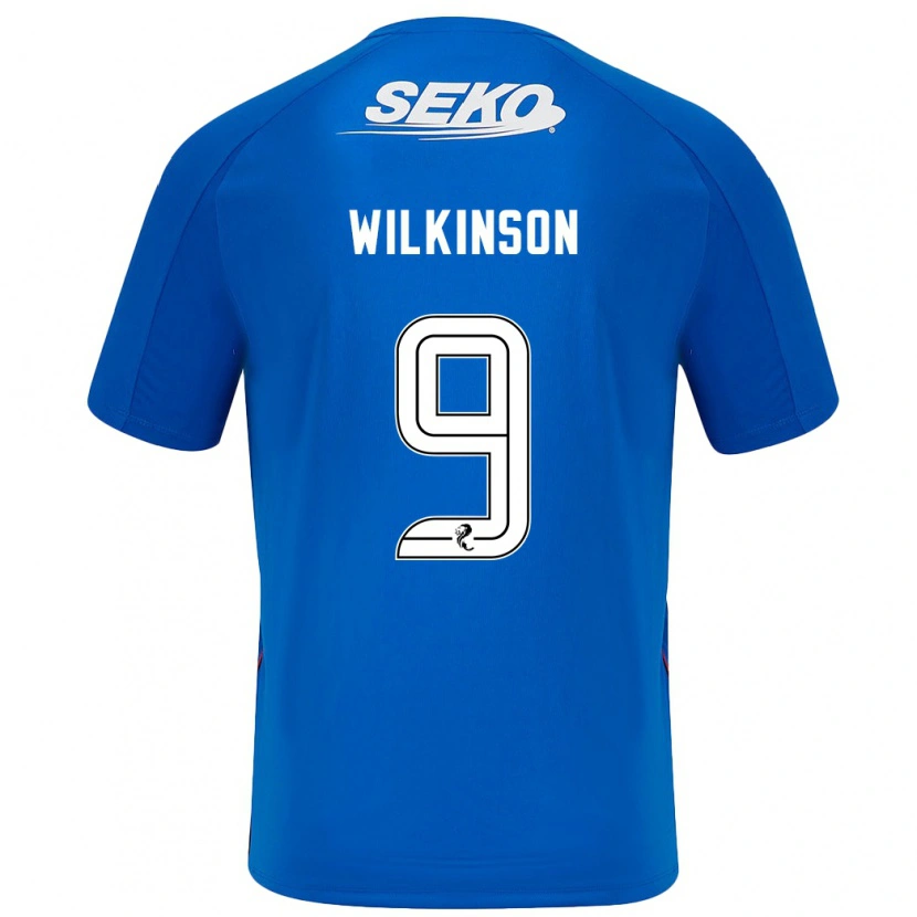 Danxen Mujer Camiseta Katie Wilkinson #9 Azul Oscuro 1ª Equipación 2024/25 La Camisa México