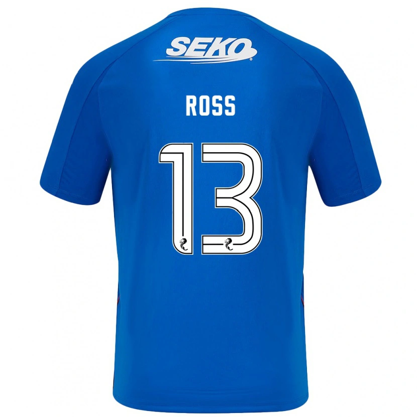 Danxen Mujer Camiseta Jane Ross #13 Azul Oscuro 1ª Equipación 2024/25 La Camisa México