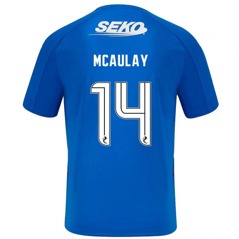 Danxen Mujer Camiseta Mia Mcaulay #14 Azul Oscuro 1ª Equipación 2024/25 La Camisa México
