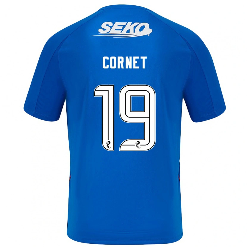 Danxen Mujer Camiseta Chelsea Cornet #19 Azul Oscuro 1ª Equipación 2024/25 La Camisa México