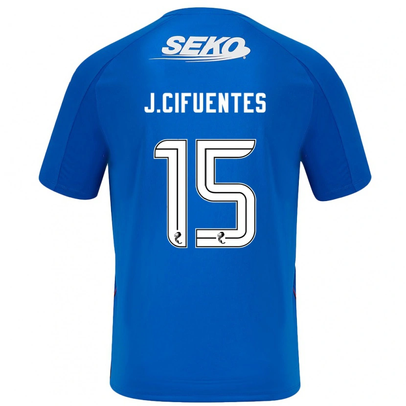 Danxen Mujer Camiseta José Cifuentes #15 Azul Oscuro 1ª Equipación 2024/25 La Camisa México