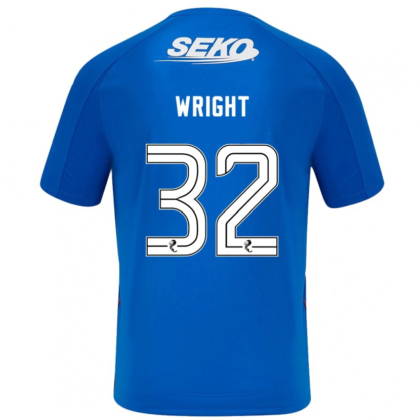 Danxen Mujer Camiseta Kieran Wright #32 Azul Oscuro 1ª Equipación 2024/25 La Camisa México