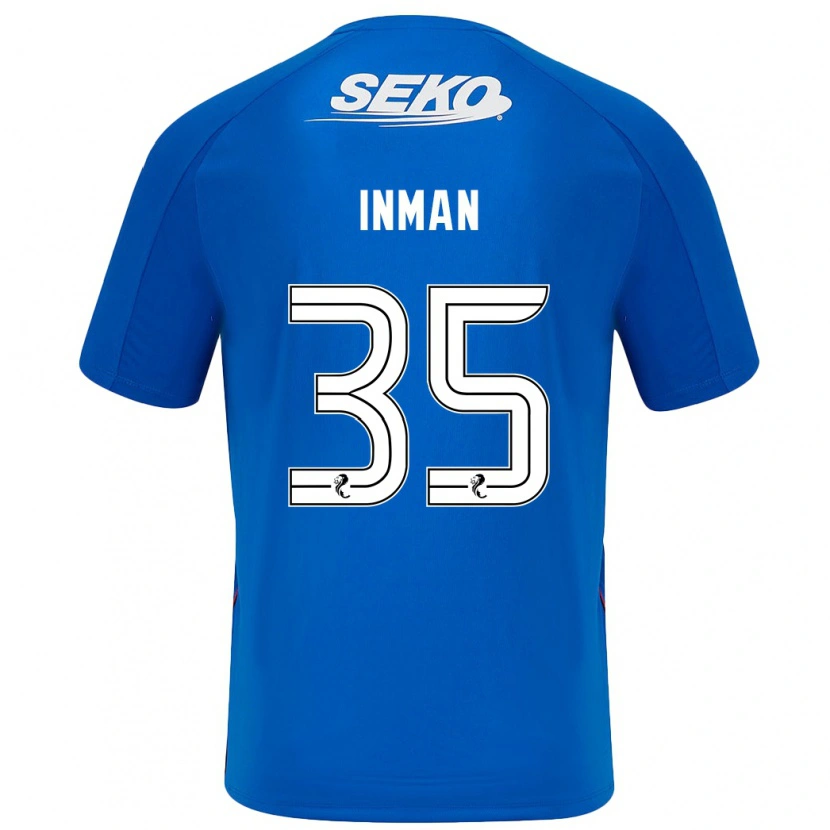 Danxen Mujer Camiseta Lucy Inman #35 Azul Oscuro 1ª Equipación 2024/25 La Camisa México