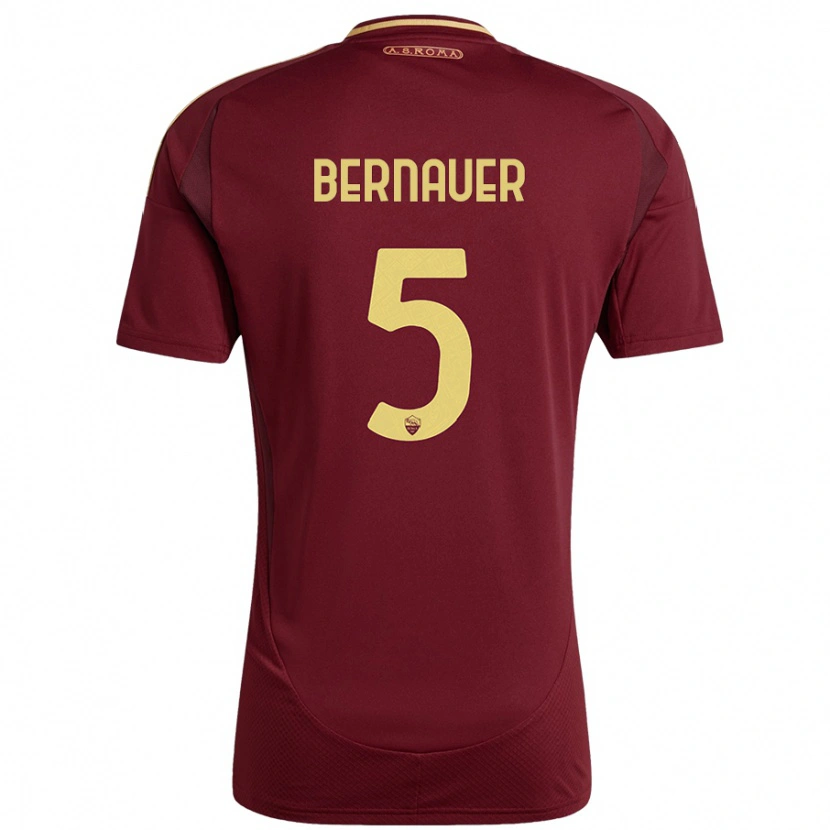 Danxen Mujer Camiseta Vanessa Bernauer #5 Rojo Marrón Dorado 1ª Equipación 2024/25 La Camisa México