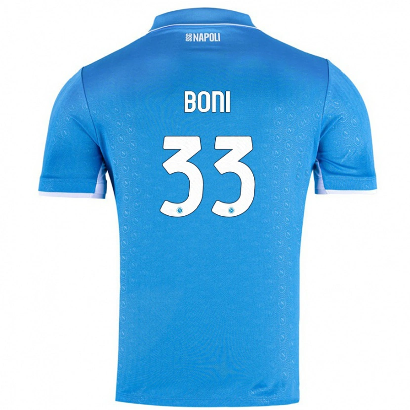 Danxen Mujer Camiseta Landry Boni #33 Azul Cielo 1ª Equipación 2024/25 La Camisa México