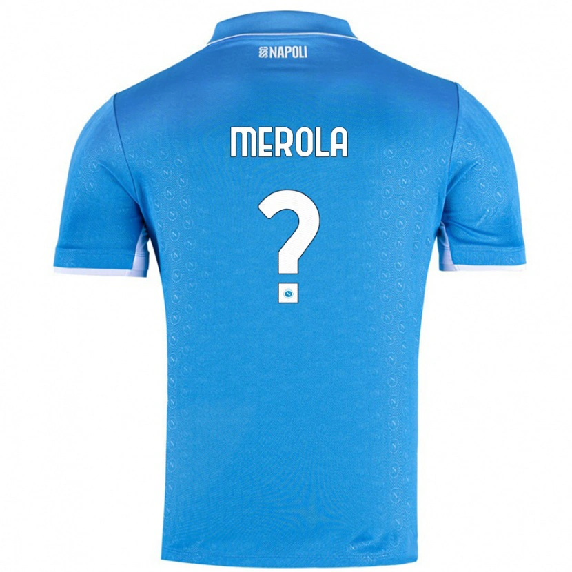 Danxen Mujer Camiseta Marco Merola #0 Azul Cielo 1ª Equipación 2024/25 La Camisa México