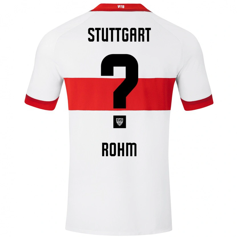 Danxen Mujer Camiseta Mareg Rohm #0 Blanco Rojo 1ª Equipación 2024/25 La Camisa México