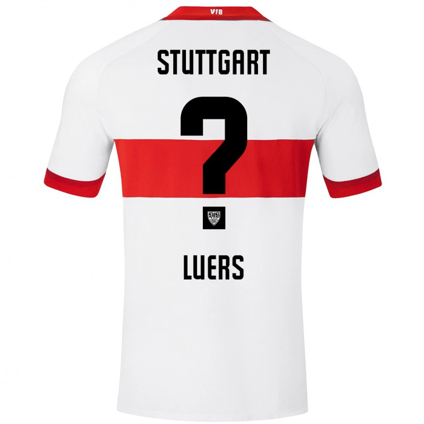 Danxen Mujer Camiseta Julian Lüers #0 Blanco Rojo 1ª Equipación 2024/25 La Camisa México