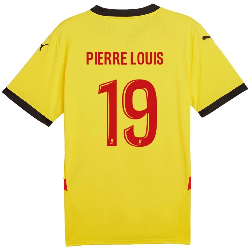 Danxen Mujer Camiseta Dayana Pierre-Louis #19 Amarillo Rojo 1ª Equipación 2024/25 La Camisa México