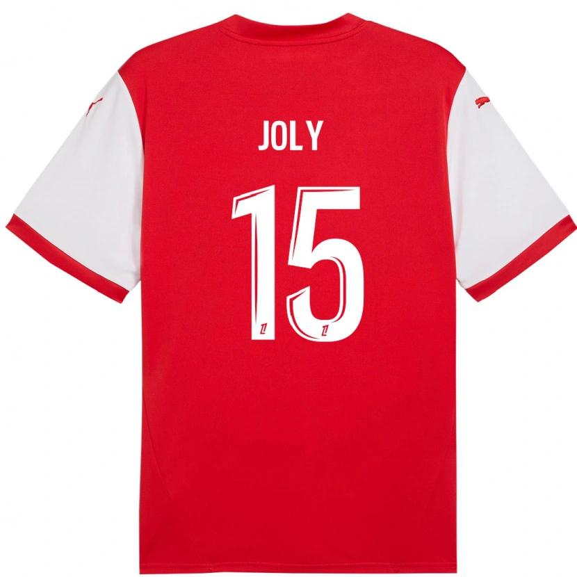 Danxen Mujer Camiseta Lou-Ann Joly #15 Rojo Blanco 1ª Equipación 2024/25 La Camisa México
