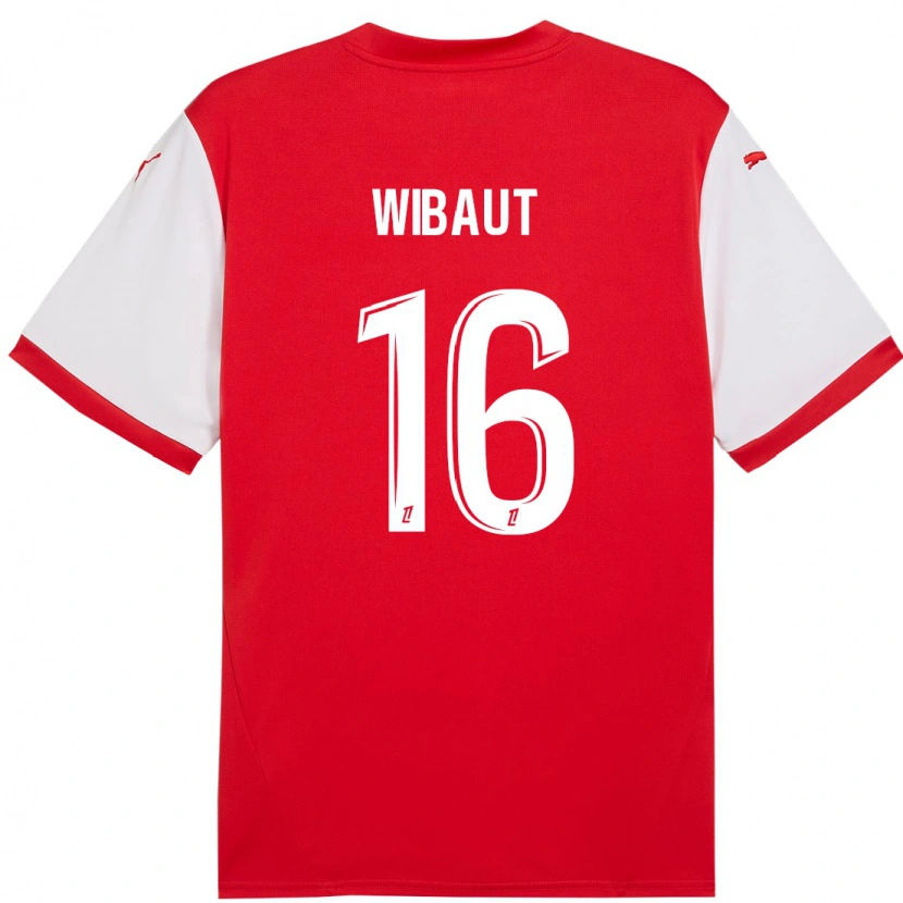Danxen Mujer Camiseta Clara Wibaut #16 Rojo Blanco 1ª Equipación 2024/25 La Camisa México