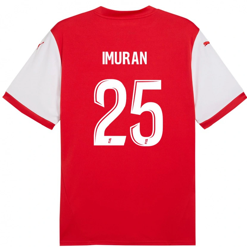 Danxen Mujer Camiseta Rofiat Imuran #25 Rojo Blanco 1ª Equipación 2024/25 La Camisa México