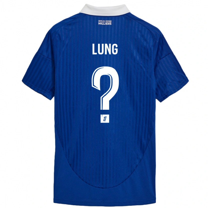 Danxen Mujer Camiseta Sacha Lung #0 Azul Blanco 1ª Equipación 2024/25 La Camisa México