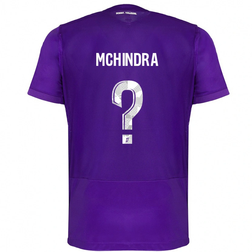 Danxen Mujer Camiseta Naime Said Mchindra #0 Morado Blanco 1ª Equipación 2024/25 La Camisa México