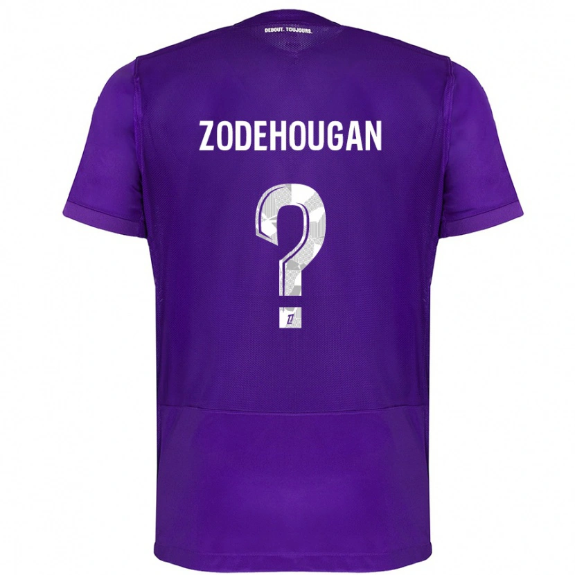 Danxen Mujer Camiseta Yanis Zodehougan #0 Morado Blanco 1ª Equipación 2024/25 La Camisa México