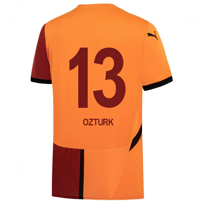 Danxen Mujer Camiseta Fatma Sare Öztürk #13 Amarillo Rojo 1ª Equipación 2024/25 La Camisa México