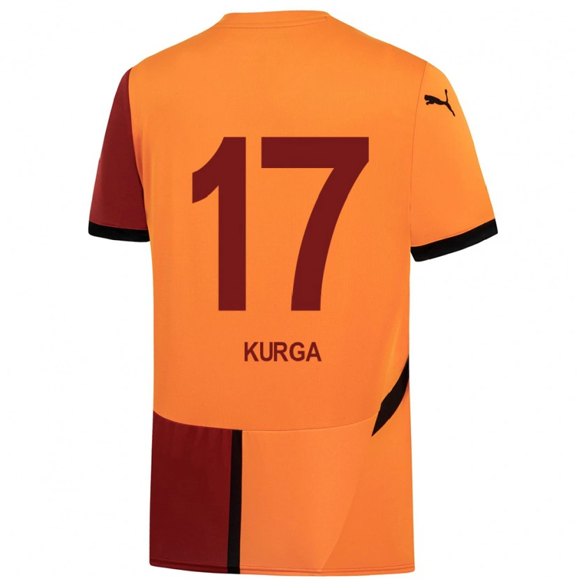 Danxen Mujer Camiseta Handan Kurğa #17 Amarillo Rojo 1ª Equipación 2024/25 La Camisa México