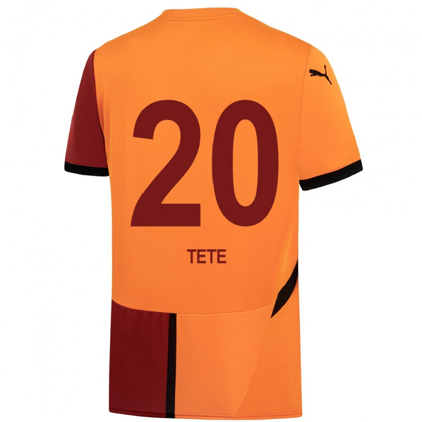 Danxen Mujer Camiseta Tetê #20 Amarillo Rojo 1ª Equipación 2024/25 La Camisa México