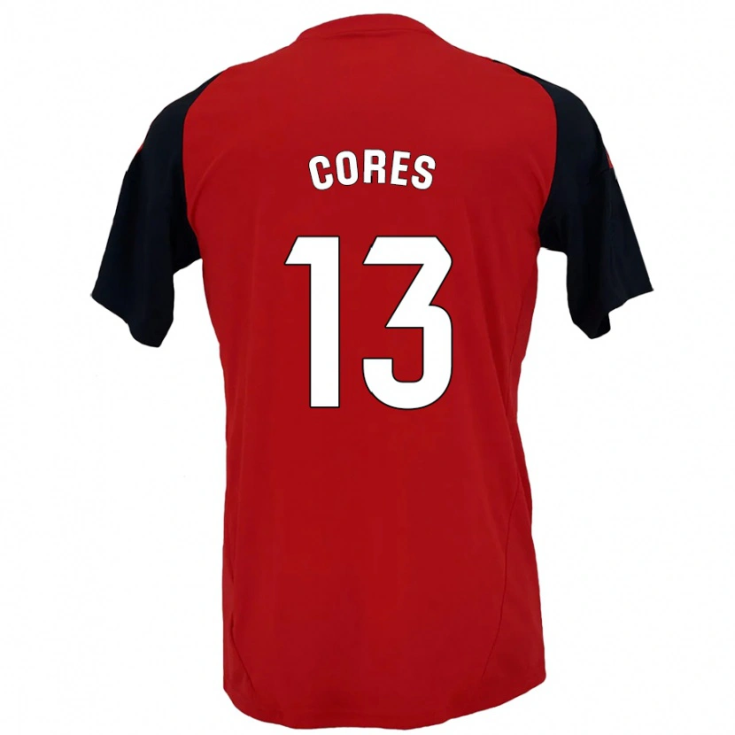 Danxen Mujer Camiseta Christian Cores #13 Rojo Negro 1ª Equipación 2024/25 La Camisa México