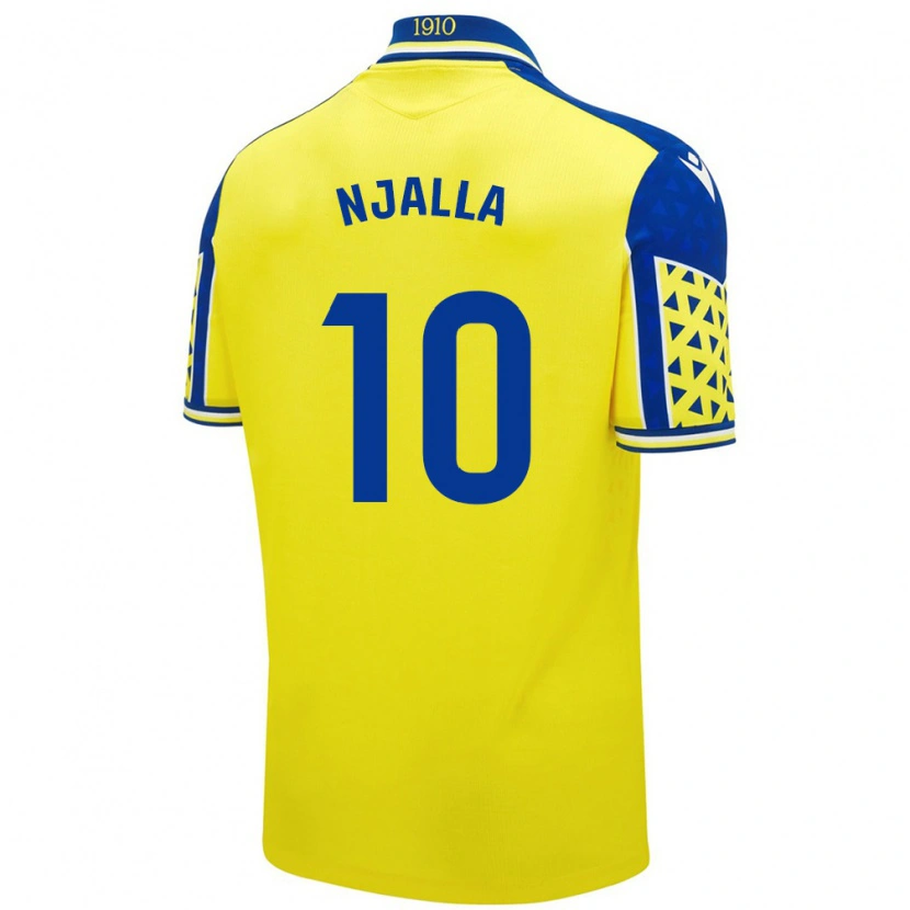 Danxen Mujer Camiseta Nico Njalla #10 Amarillo Azul 1ª Equipación 2024/25 La Camisa México