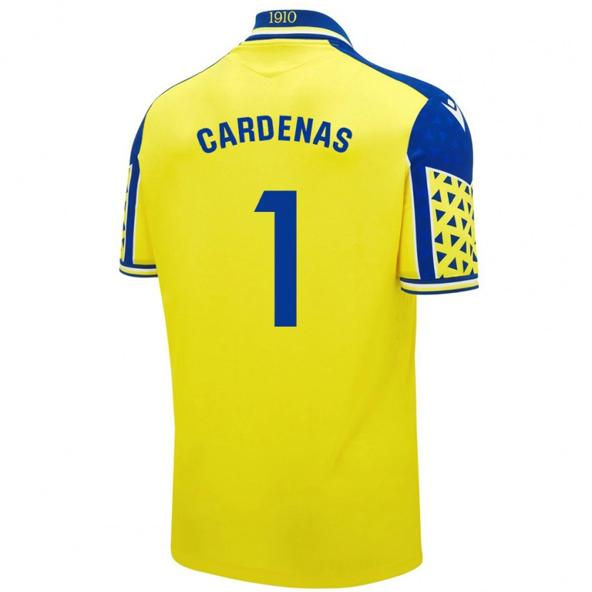 Danxen Mujer Camiseta Raquel Cárdenas #1 Amarillo Azul 1ª Equipación 2024/25 La Camisa México