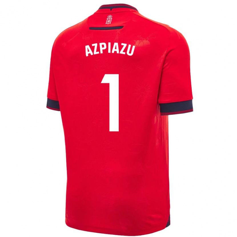 Danxen Mujer Camiseta Nahia Azpiazu Moreno #1 Rojo Blanco 1ª Equipación 2024/25 La Camisa México