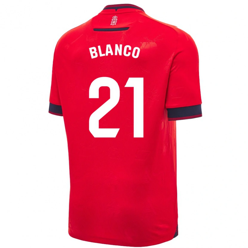 Danxen Mujer Camiseta Alexia Blanco Llacuno #21 Rojo Blanco 1ª Equipación 2024/25 La Camisa México