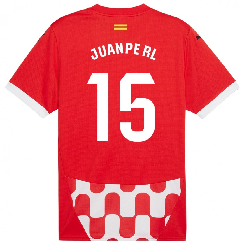 Danxen Mujer Camiseta Juanpe #15 Rojo Blanco 1ª Equipación 2024/25 La Camisa México