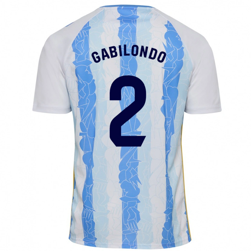 Danxen Mujer Camiseta Jokin Gabilondo #2 Blanco Azul 1ª Equipación 2024/25 La Camisa México