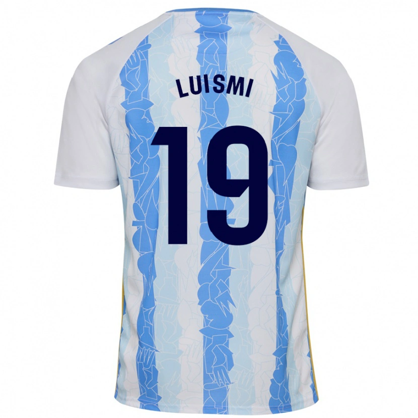 Danxen Mujer Camiseta Luismi Sánchez #19 Blanco Azul 1ª Equipación 2024/25 La Camisa México