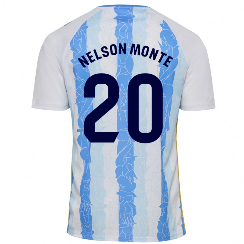 Danxen Mujer Camiseta Nélson Monte #20 Blanco Azul 1ª Equipación 2024/25 La Camisa México