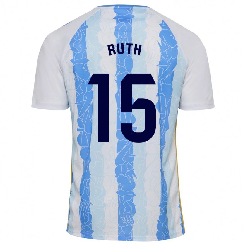 Danxen Mujer Camiseta Ruth #15 Blanco Azul 1ª Equipación 2024/25 La Camisa México