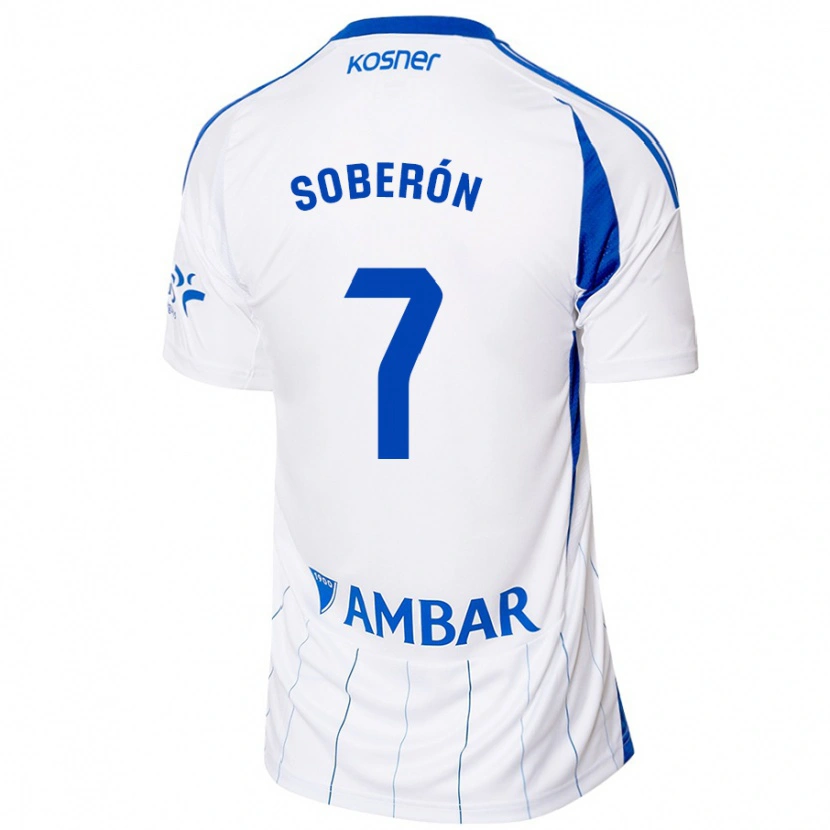 Danxen Mujer Camiseta Mario Soberón #7 Rojo Blanco 1ª Equipación 2024/25 La Camisa México